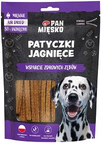 Pan Mięsko Patyczki Jagnięce Przysmak dla psa op. 80g