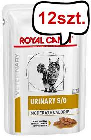 Royal Canin Vet Urinary S/O Moderate Calorie Mokra Karma dla kota op. 85g Pakiet 12szt.