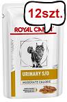 Royal Canin Vet Urinary S/O Moderate Calorie Mokra Karma dla kota op. 85g Pakiet 12szt.