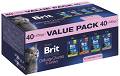 Brit Premium Value Pack Sterilised Cat Delicate Chunks in Gravy Mokra Karma dla kota op. 40x100g
