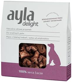 Ayla Delight Serca kacze Przysmaki liofilizowane dla psa op. 28g
