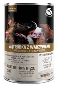 Pet Republic Adult Wątróbka z warzywami Mokra Karma dla psa op. 1250g