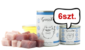 Gussto Fresh Turkey&Tuna Mokra Karma dla kota op. 400g Pakiet 6szt.