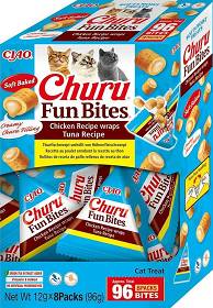 Inaba Ciao Churu Fun Bites Chicken&Tuna Recipe Przysmak dla kota op. 8x12g