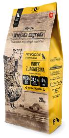 Wiejska Zagroda Adult Medium Indyk z jagnięciną Sucha Karma dla psa op. 20kg