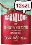 Carnilove Adult Turkey&Pheasant Pate Mokra Karma dla psa op. 300g Pakiet 12szt. SASZETKA