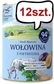 Baltica Smaki Regionów Adult Wołowina z pietruszką Mokra Karma dla psa op. 400g Pakiet 12szt.