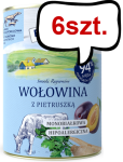 Baltica Smaki Regionów Adult Wołowina z pietruszką Mokra Karma dla psa op. 400g Pakiet 6szt.
