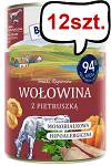 Baltica Smaki Regionów Adult Wołowina z pietruszką Mokra Karma dla psa op. 400g Pakiet 12szt.