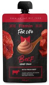 Fitmin For Life Cream Sauce Beef Przysmak dla kota op. 100g 