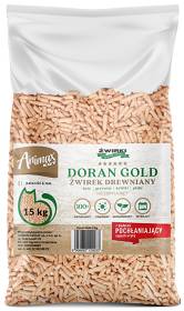 Animax Żwirek drewniany (Pellet) Doran Gold dla kota op. 15kg