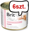 Brit Veterinary Diet Hypoallergenic Salmon&Pea Mokra Karma dla psa op. 200g Pakiet 6szt.