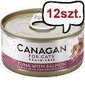 Canagan For Cats Tuna with Salmon Mokra Karma dla kota op. 75g Pakiet 12szt.