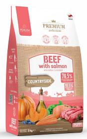 Pokusa Premium Puppy Selection Countryside Beef with Salmon Sucha Karma dla szczeniaka op. 3kg