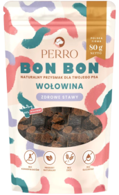 Perro BON BON Wołowina zdrowe stawy Przysmaki dla psa op. 80g 