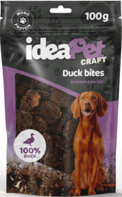 IdeaPet Craft Duck Bites Przysmak Klopsiki z kaczki dla psa op. 100g