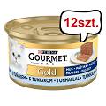 Gourmet Gold Adult Mus z tuńczykiem Mokra Karma dla kota op. 85g Pakiet 12szt.