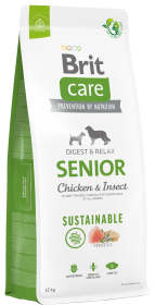 Brit Care Sustainable Senior Chicken&Insect Sucha Karma dla psa op. 12kg [Data ważności: 07.09.2024r.]