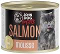 John Dog Adult Salmon Mousse Mokra Karma dla kota op. 200g