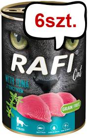 Rafi Adult Sterilised Tuna Mokra Karma dla kota op. 400g Pakiet 6szt.