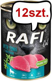 Rafi Adult Sterilised Tuna Mokra Karma dla kota op. 400g Pakiet 12szt.