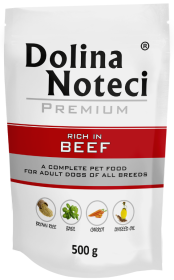Dolina Noteci Premium Adult Wołowina Mokra Karma dla psa op. 500g