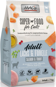 Mac's Superfood Adult Salmon&Trout Sucha Karma dla kota op. 7kg