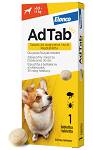 Elanco AdTab Tabletka na kleszcze i pchły 225mg dla psa o wadze 5.5kg-11kg op. 1szt.