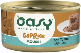 Oasy Caprice Adult Mousse with Tuna Mokra Karma dla kota op. 85g