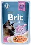 Brit Premium Sterilised Salmon Fillets Mokra Karma dla kota op. 85g