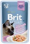 Brit Premium Sterilised Salmon Fillets Mokra Karma dla kota op. 85g