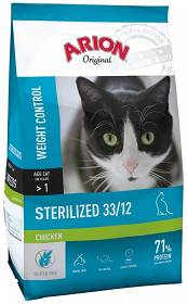 Arion Original Cat Sterilised 33/12 Chicken Sucha Karma dla kota op. 300g