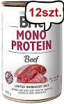 Brit Mono Protein Adult Beef Mokra Karma dla psa op. 400g Pakiet 12szt.