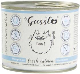 Gussto Fresh Salmon Mokra Karma dla kota op. 190g