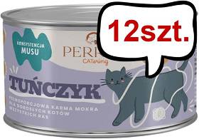 Perro CATering Tuńczyk Mokra Karma dla kota op. 185g Pakiet 12szt.