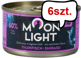 Moonlight Dinner nr 10 Tuńczyk, shirasu Mokra Karma dla kota op. 80g Pakiet 6szt.