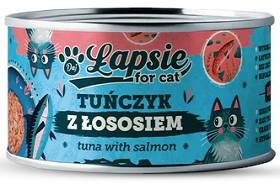 Łapsie for Cat Adult Tuńczyk z łososiem Mokra karma dla kota. op. 80g