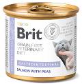 Brit Veterinary Diet Gastrointestinal Salmon&Pea Mokra Karma dla kota op. 200g