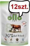 Ollo Cat Nr 8 Beef&Duck Mokra Karma dla kota op. 85g Pakiet 12szt.