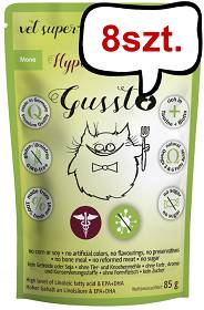 Gussto Vet Hypoallegrenic Mokra Karma dla kota op. 85g Pakiet 8szt.