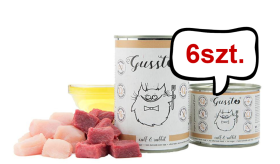 Gussto Fresh Calf&Rabbit Mokra Karma dla kota op. 200g Pakiet 6szt.