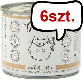 Gussto Fresh Calf&Rabbit Mokra Karma dla kota op. 200g Pakiet 6szt.