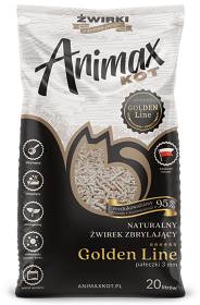 Animax Żwirek drewniany (Pellet) Golden Line dla kota op. 20l