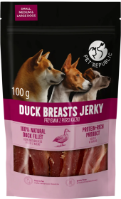 Pet Republic Przysmak Duck Breasts Jerky dla psa op. 100g