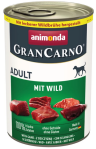 Animonda GranCarno Adult z dziczyzną Mokra Karma dla psa op. 400g