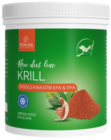 Pokusa RawDietLine Krill dla psa i kota op. 150g