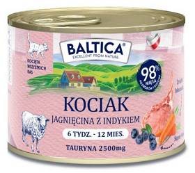 Baltica Smaki Regionów Kitten Jagnięcina z indykiem Mokra karma dla kota op. 185g