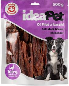 IdeaPet Przysmak O! Filet z kaczki dla psa op. 500g