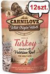 Carnilove Adult Turkey&Valerian Root Mokra Karma dla kota op. 85g Pakiet 12szt.