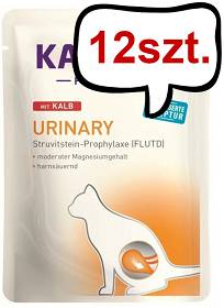 Kattovit Feline Diet Urinary z cielęciną (Kalb) Mokra Karma dla kota op. 85g Pakiet 12szt.